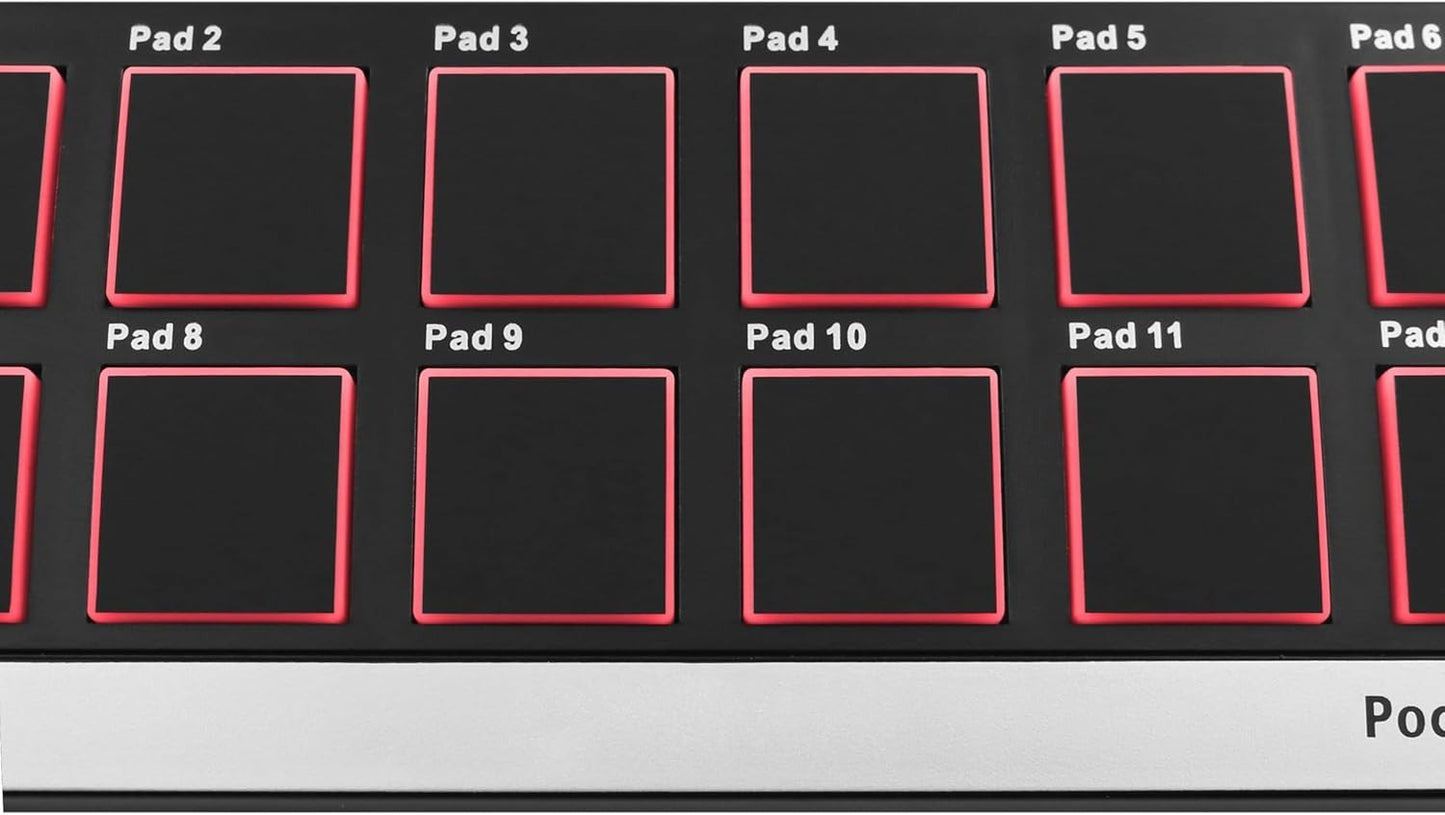 Plugger Studio Pocket Pad Ultra Compact USB MIDI Controller für PC und Mac Compu