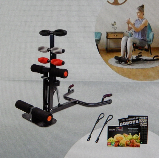 Kendox Squat Shaper Kniebeugen Trainingssystem Heimtrainer Fitnessgerät Training