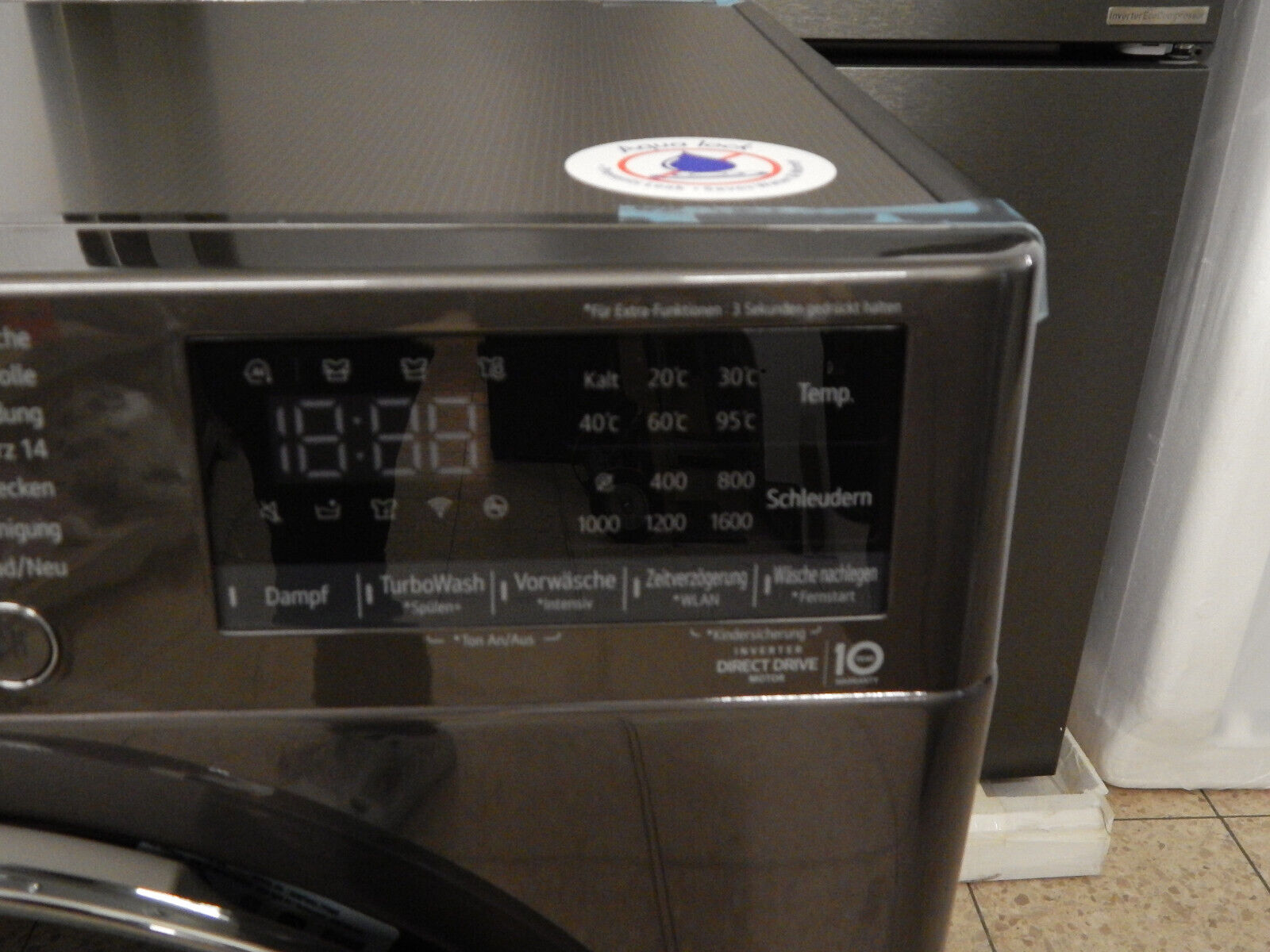 LG WaschmaschineF6WV710P2S 10,5 kg in Schwarz 1600U/min Inverter Motor Appfähig