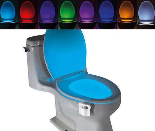 WC LED Licht Toiletten Nachtlicht Batterie Ladung mit Bewegungsmelder Badezimmer