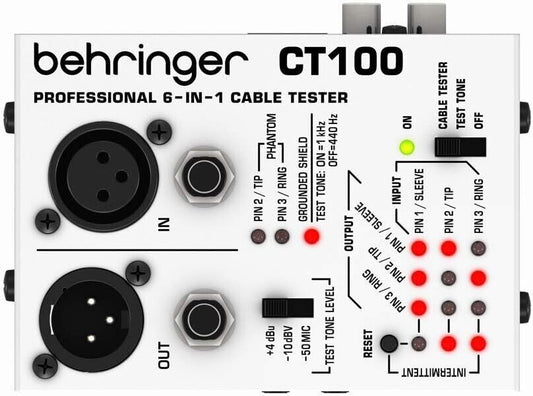 BEHRINGER Kabeltester CT100 von BEHRINGER