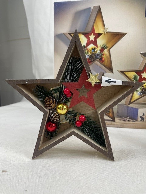 LED-Sterne "Xmas", 3er-Set Rot