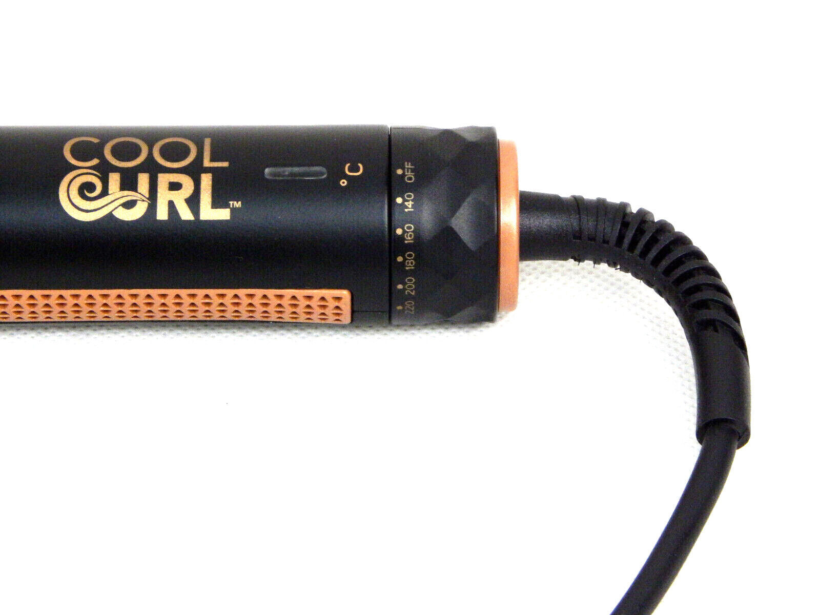 Roxy Cool Curl Lockenstab & Glätteisen mit genialem Cool Blast Finish in Schwarz