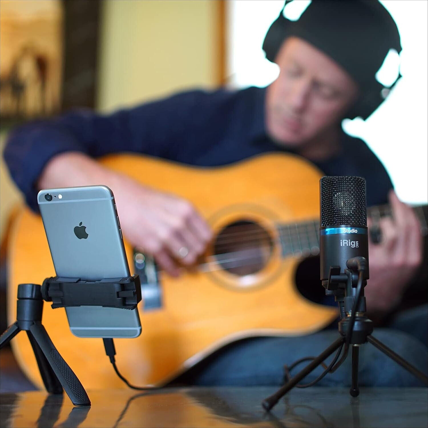 IK Multimedia iRig Mic Studio Mikrofon schwarz Microfon