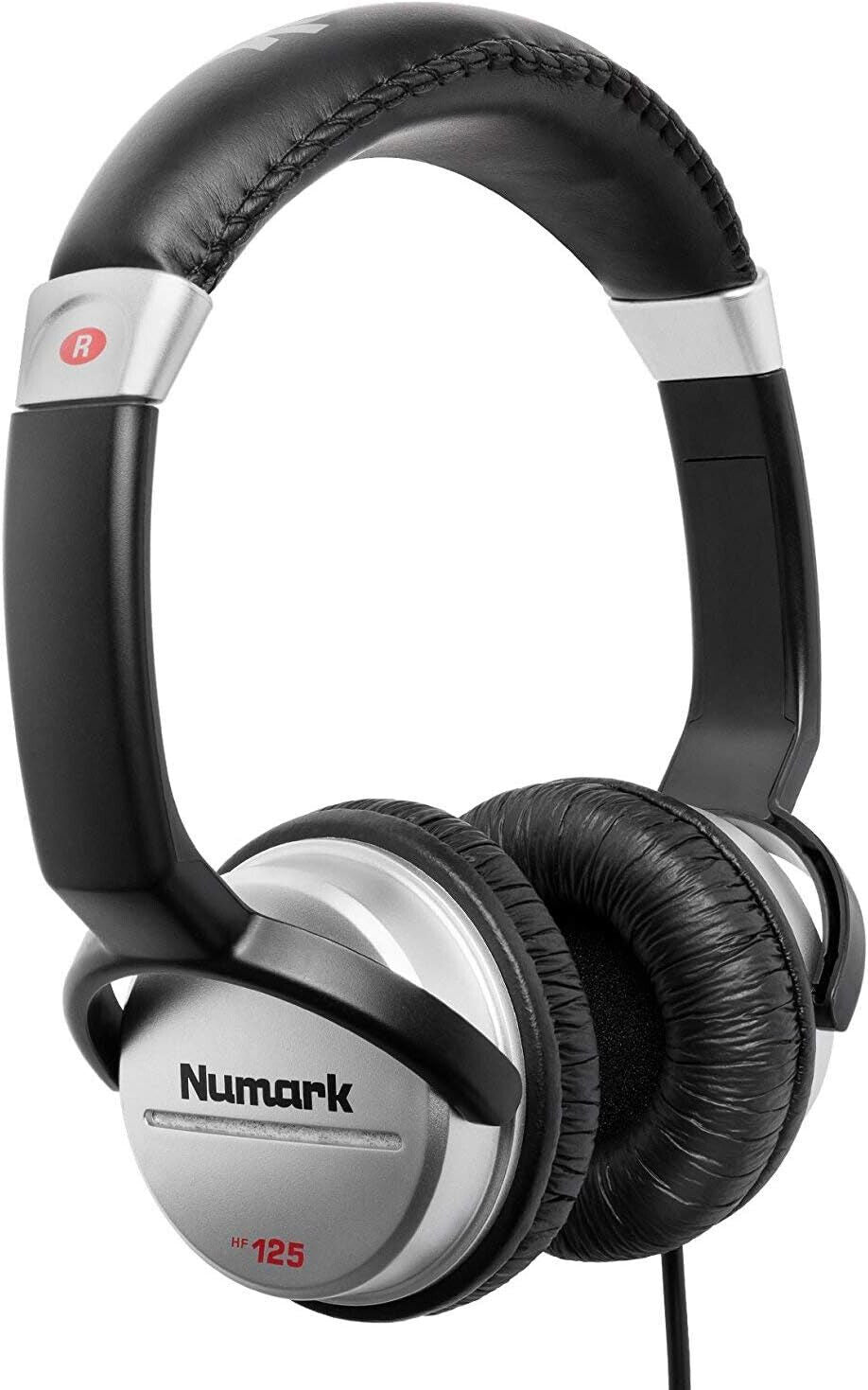 Numark - HF 125 DJ Headphones Black / Silver Kopfhörer Bügel Headset
