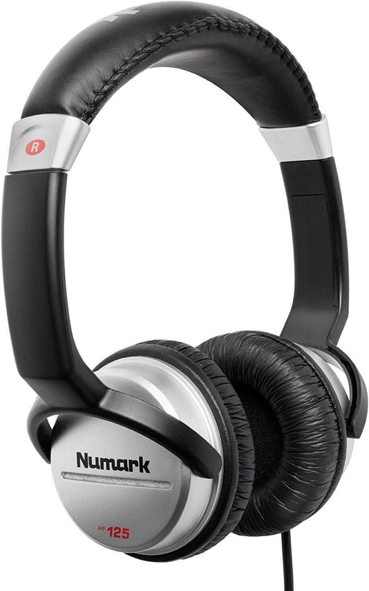 Numark - HF 125 DJ Headphones Black / Silver Kopfhörer Bügel Headset