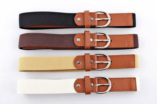 Gürtel, elastisch, 4er-Set Elastische Gürtel Einheitsgröße Für Sie & Ihn