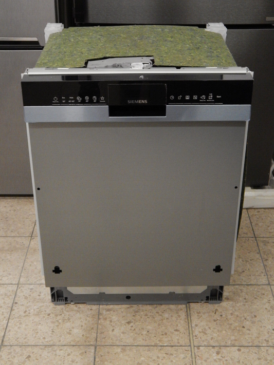 Siemens teilintegrierbarer Geschirrspüler iQ300 SN53ES02CE 14 Maßgedecke Silber