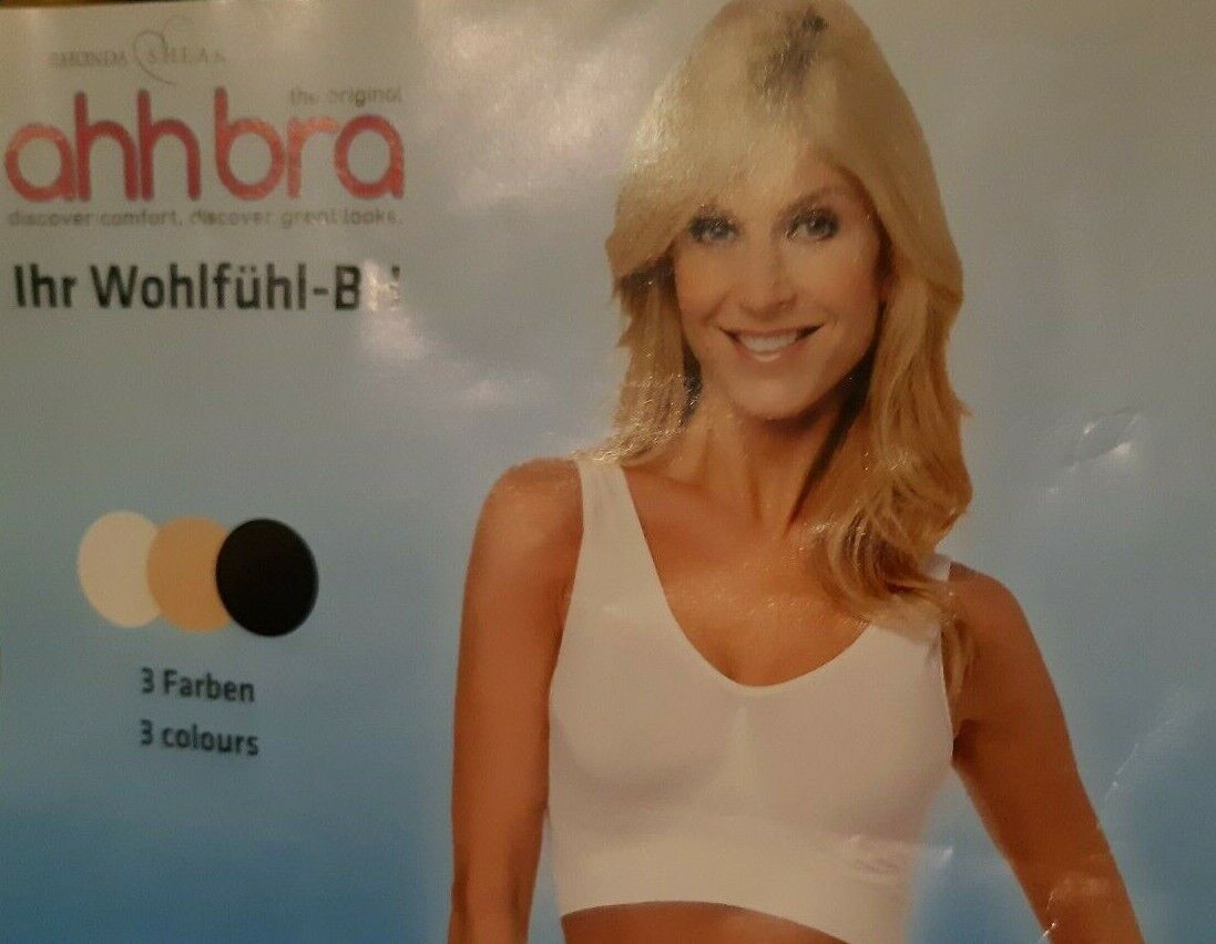 Ahh bra DerWohlfühl BH 3er Set nahtloser BH Ersatz und ohne Bügel Größe: XL