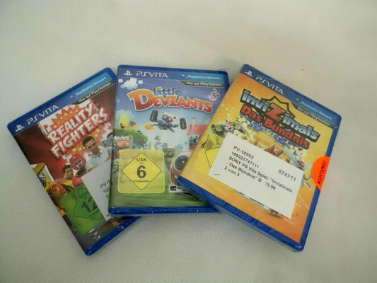 PSVITA little Deviants & Invi Zimals Das Bündnis & Reality Fighters