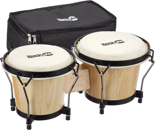 RockJam Bongos Trommel Musikinstrument Musik 7'' & 8'' Musiker Musik Instrument
