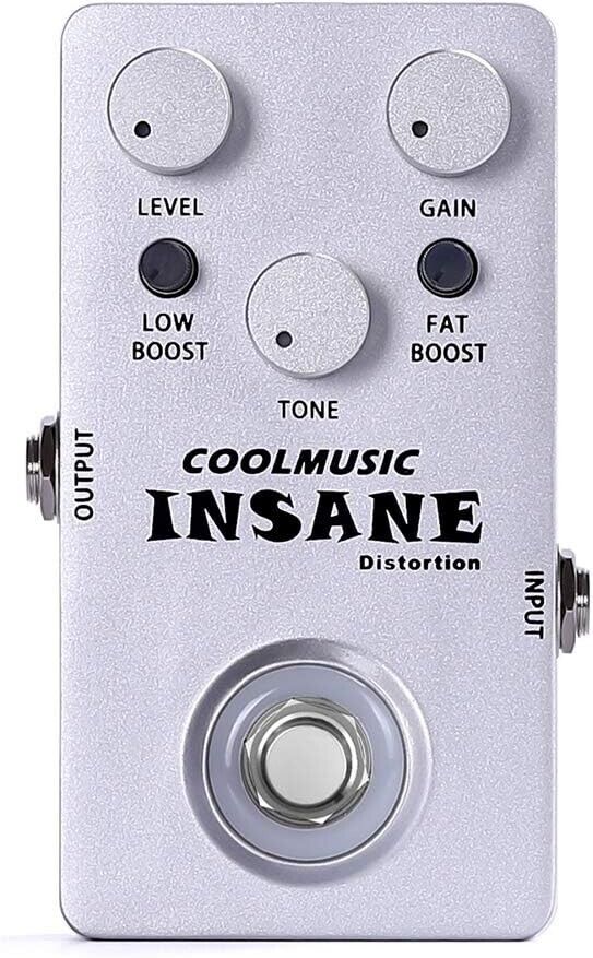 Coolmusic C-DI01 Insane Distortion Pedal Gitarrenpedaleffekte Basspedal