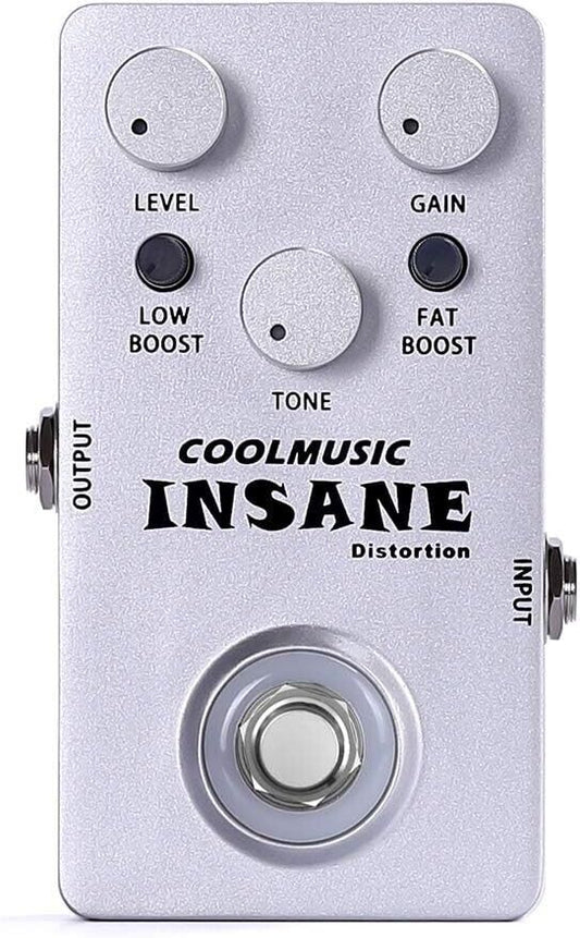 Coolmusic C-DI01 Insane Distortion Pedal Gitarrenpedaleffekte Basspedal