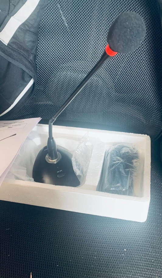 PROEL PA BMG2 - Mikrofon Tischmikrofon für x Telefonkonferenzen Kirchen, Schwarz
