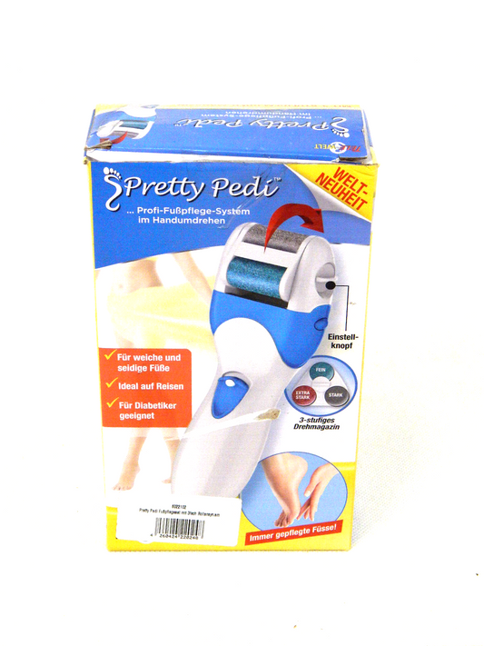 Pretty Pedi Hornhautentferner Fußpflege für weiche Füße für Damen und Herren
