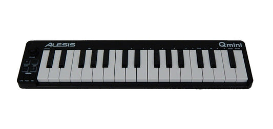 ALESIS QMINI Kompakter USB-MIDI-Keyboard-Controller mit 32 Tasten