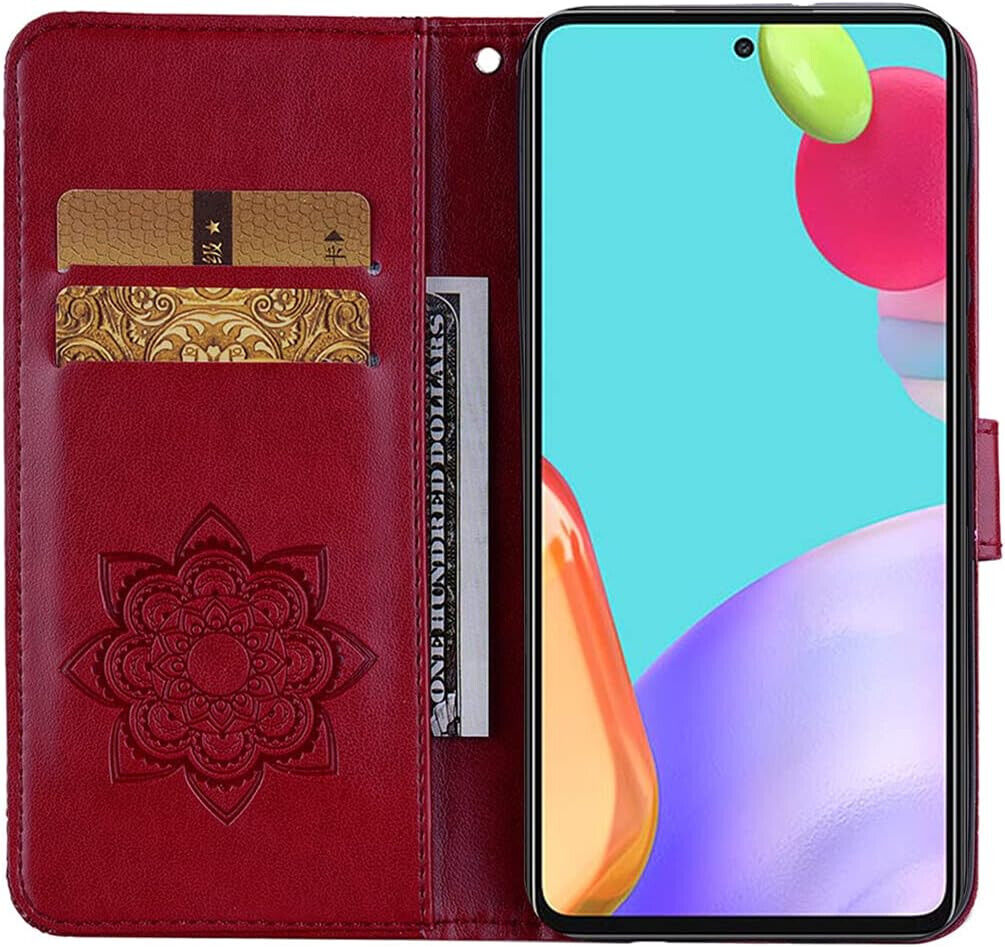 Hülle für Google Pixel 4A Case Owl Embossed Bling Glitzer PU Leder Brieftasche