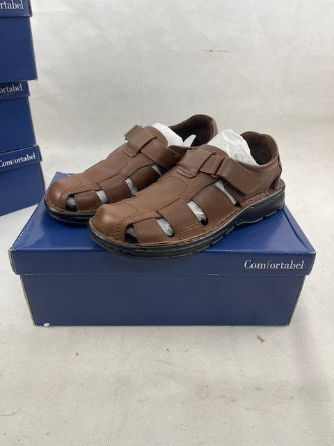 Comfortable Schuhe Braun, Leder,Leder-/Textilfutter (Gr.41)
