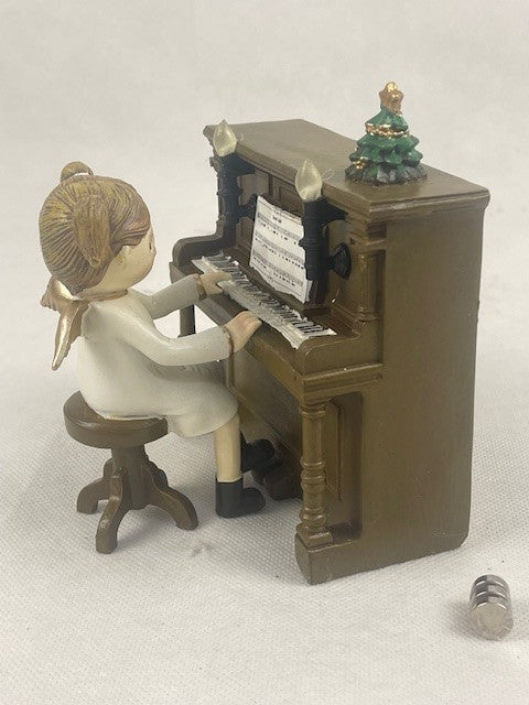 LED-Spieluhr "Engel am Piano"