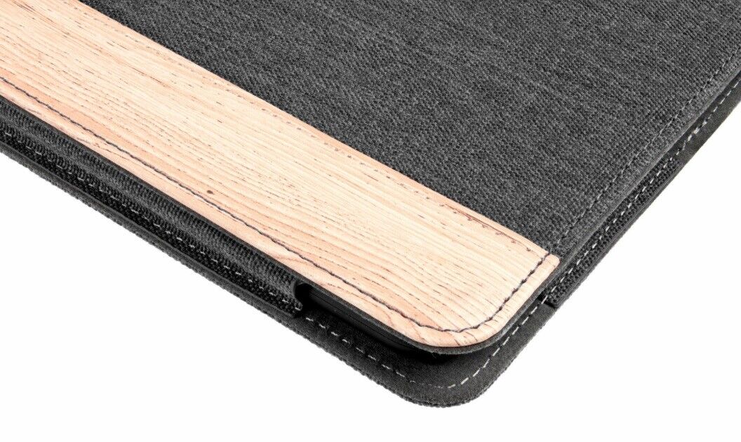 tolino vision Schutztasche in Naturoptik mit easy click - Schwarz
