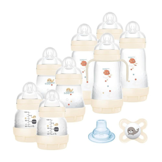MAM Easy Start Anti-Colic Set, Baby Bottle Set for Newborns, 94% Acceptance, 80%