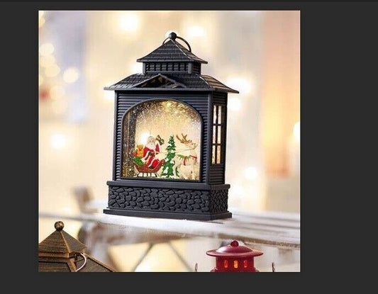 LED-Deko-Laterne Weihnachtsschlitten