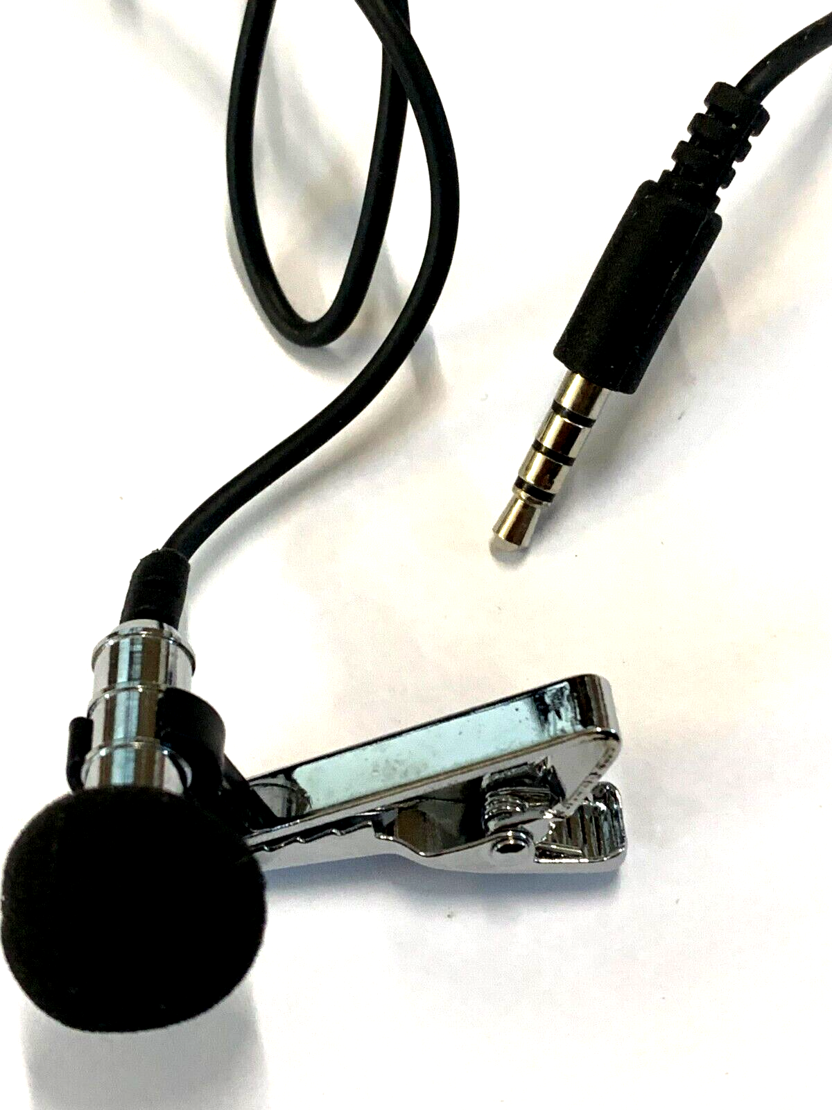 Ansteckmikrofon, omnidirektionales Mikrofon, Silberfarben,
