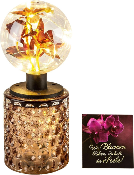LED-Dekoleuchte "Flor" mit Geschenkbox, 23 cm