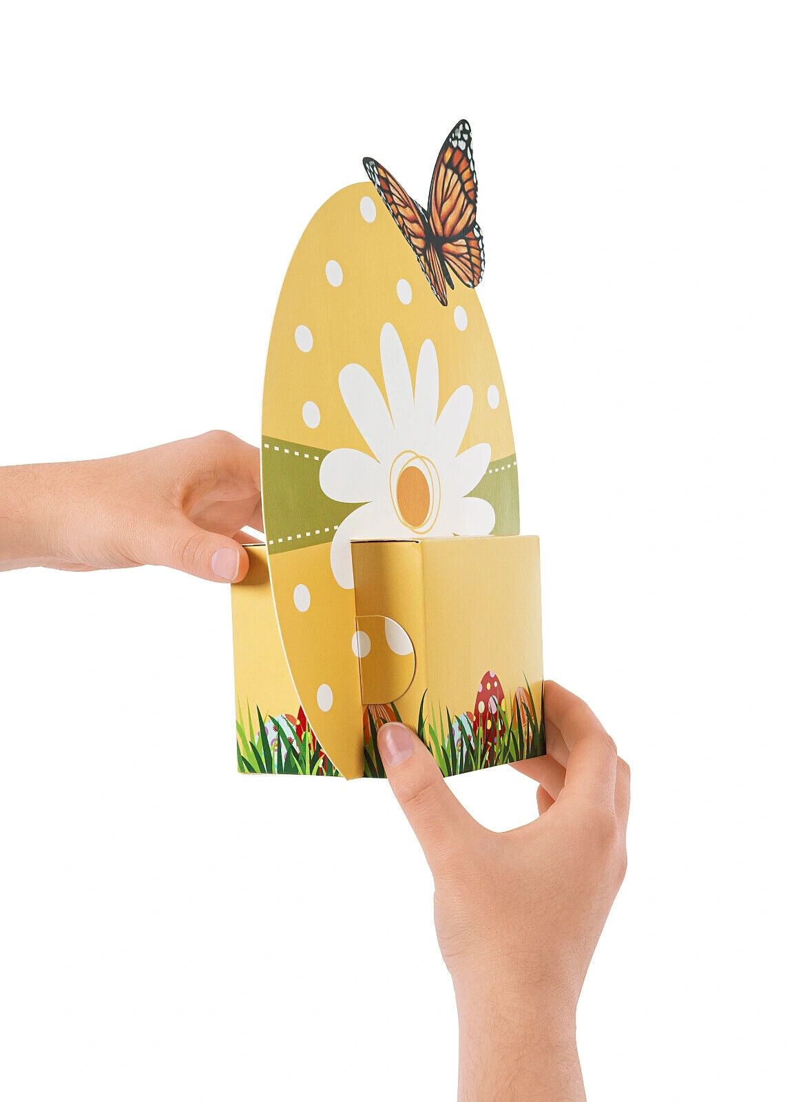 Geschenkboxen Aufsteller "Frohe Ostern" 6er-Set Geschenkverpackung Osterei