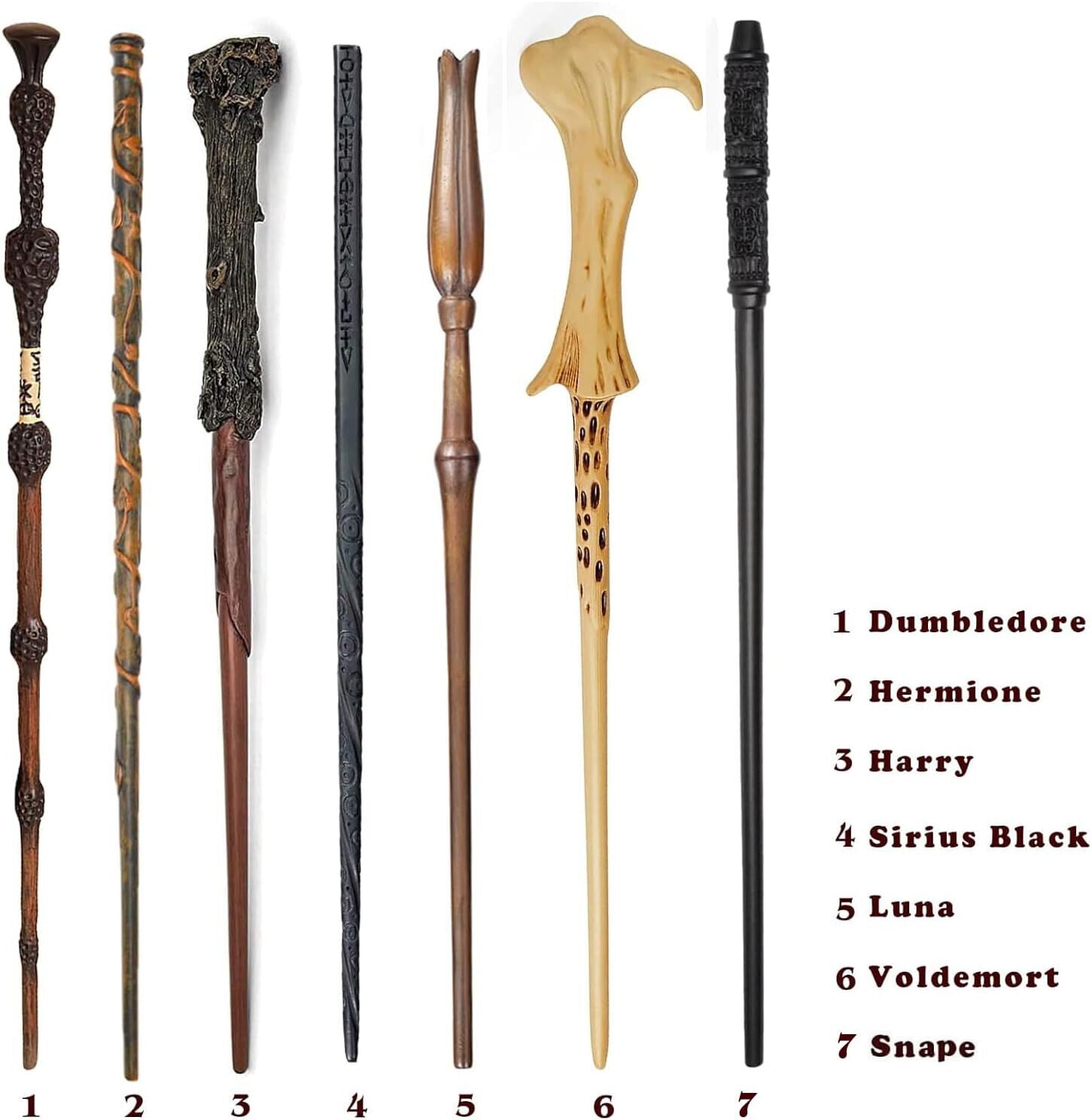 Luxus Zauberstab Wizarding World Harz Zauberstab Harry Kostüm Zubehör für Magier
