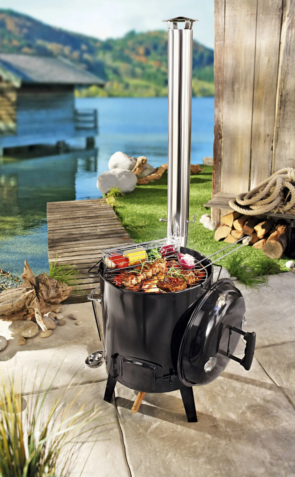 Grill und Eintopfofen „Four Seasons“ ohne Topf