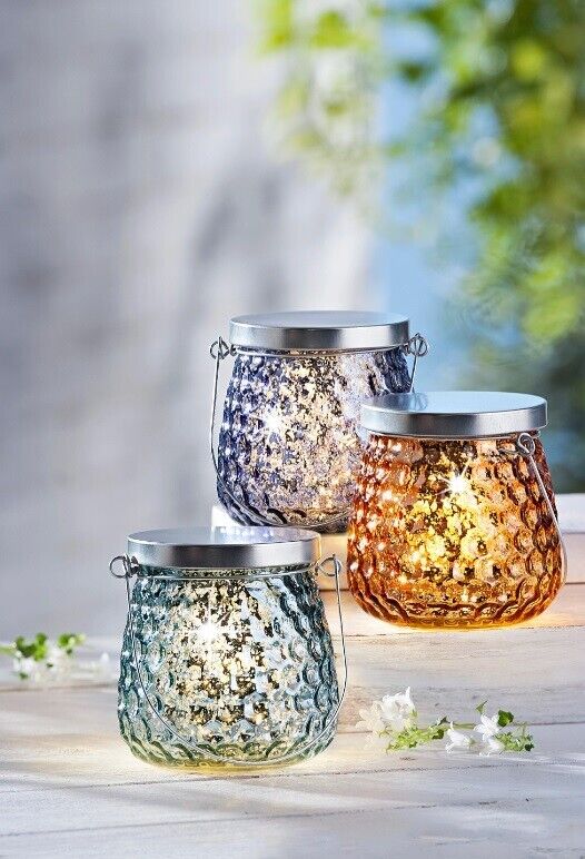 LED-Glasleuchten "Elegance", 3er Set 