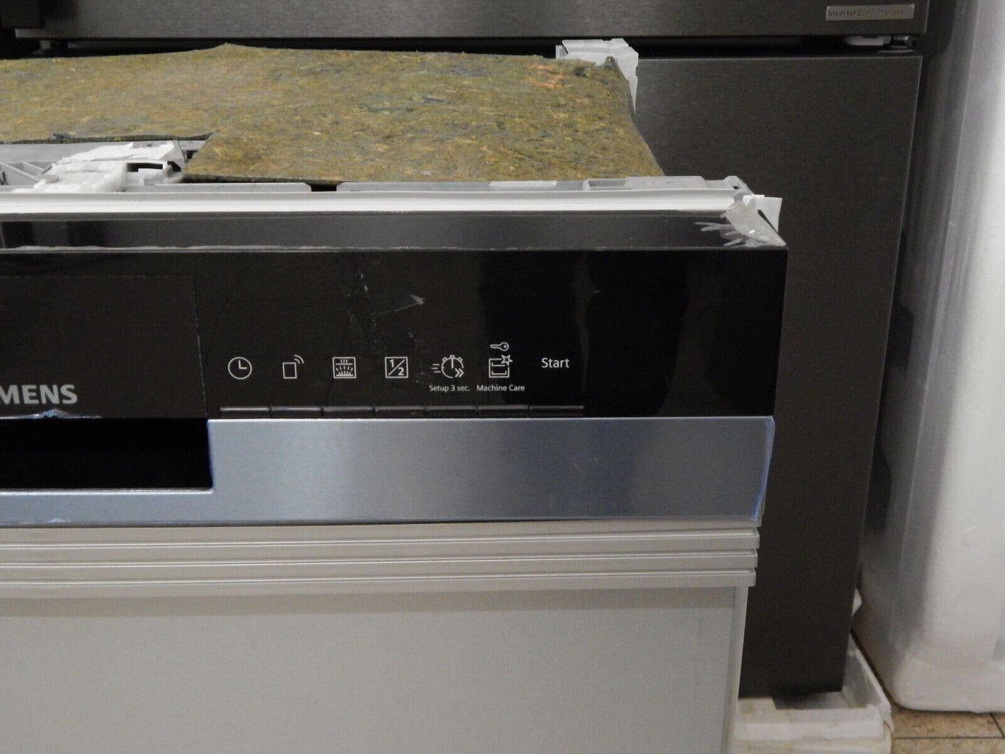 Siemens teilintegrierbarer Geschirrspüler iQ300 SN53ES05DE 13 Maßgedecke Silber
