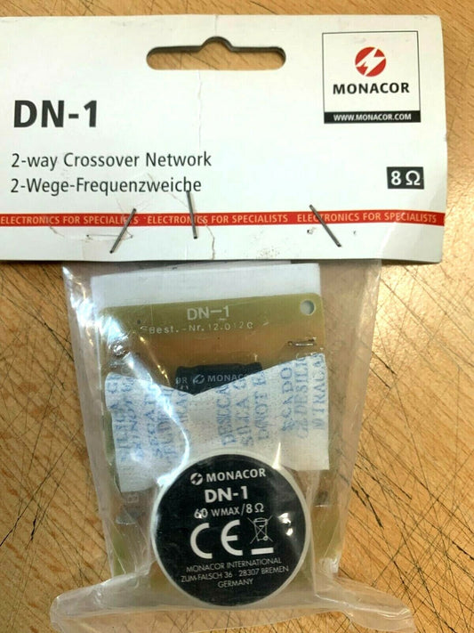 Monacor DN-1 2-Wege Frequenzweiche 8 Ω