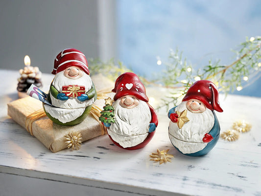 Geschenkdosen "Weihnachtswichtel", 3er-Set