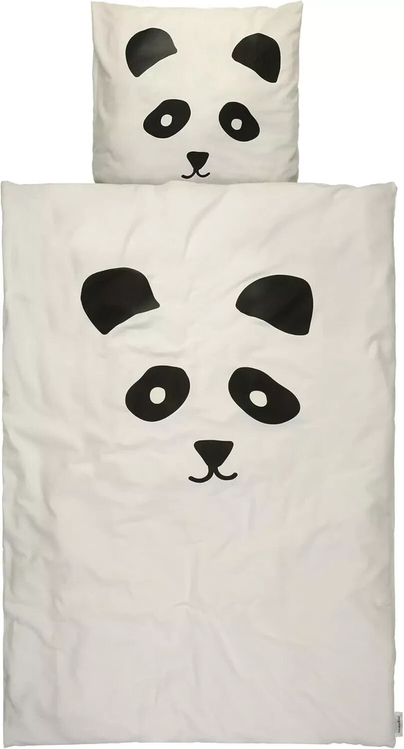 tausendkind Home & Go Flanell Bettwäsche Panda - Atmungsaktive Baumwolle