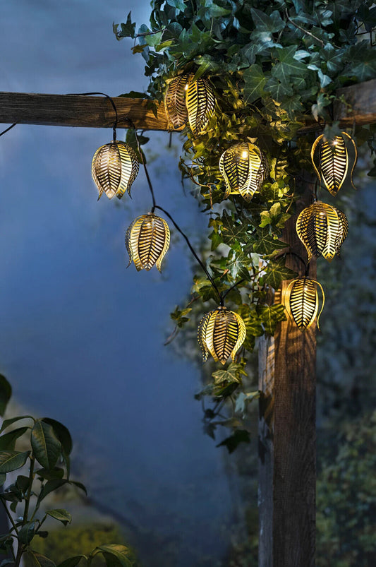 Solar-Lichterkette "Blüten" 105 cm