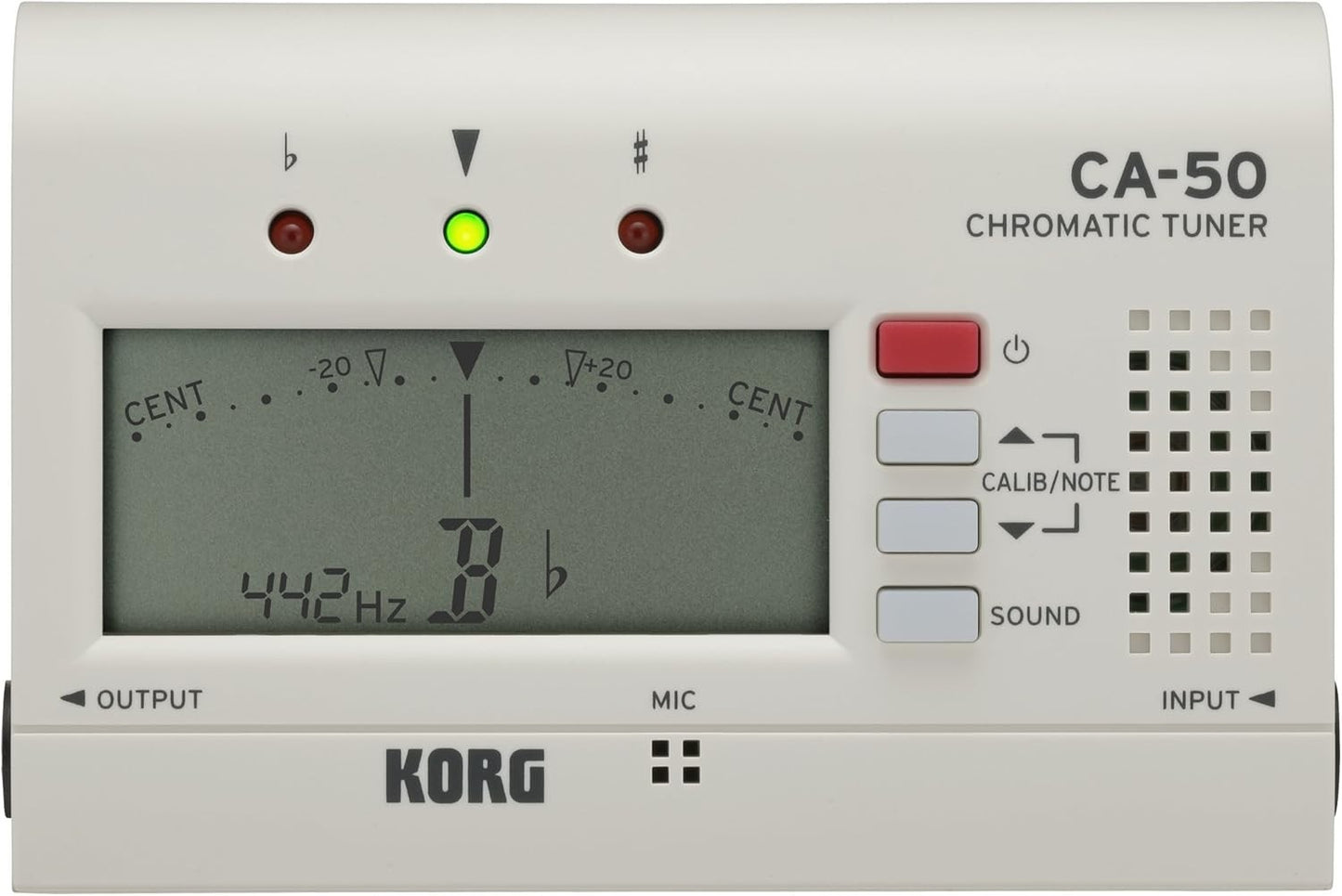 Korg CA-50 Chromatic Tuner Stimmgerät - Weiß