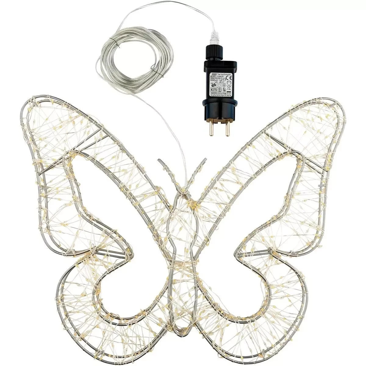 LED-Deko Stern "Schmetterling" 960 LEDs, 38cm LED Licht Dekoration Wohnungsdeko