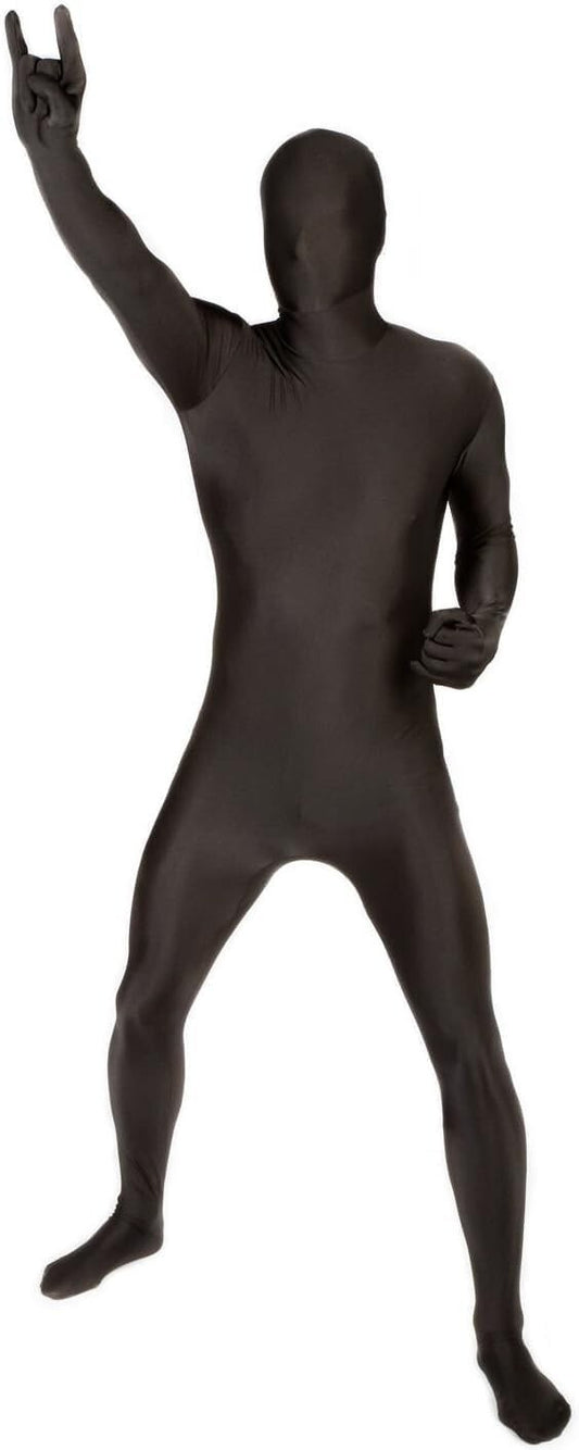 Schwarzer Erwachsen Morphsuit Ganzkörperanzug, l, Schwarz