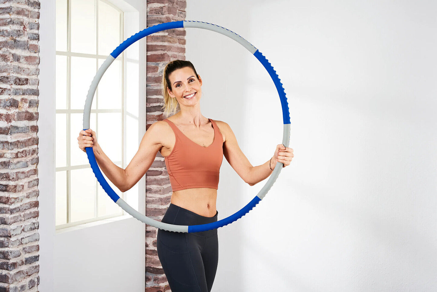 Hula Hoop Reifen mit DVD Fitness Training SPORT Bauchtrainer