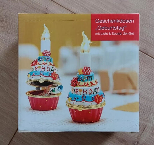 Geschenkdosen mit Licht und Sound
