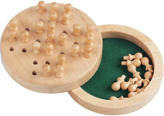 Natural Games Solitaire ,5 Jahre to 99 Jahre, Holz 12 cm