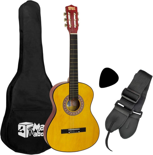 Mad About CLG1-34-PACK Set Klassische Spanische Gitarre, 3/4 Größe, für Kinder