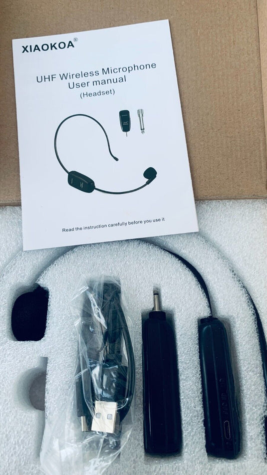 XIAOKOA Kabelloses Mikrofon für Saxophon,UHF Drahtloses Mikrofon für Musikinstru