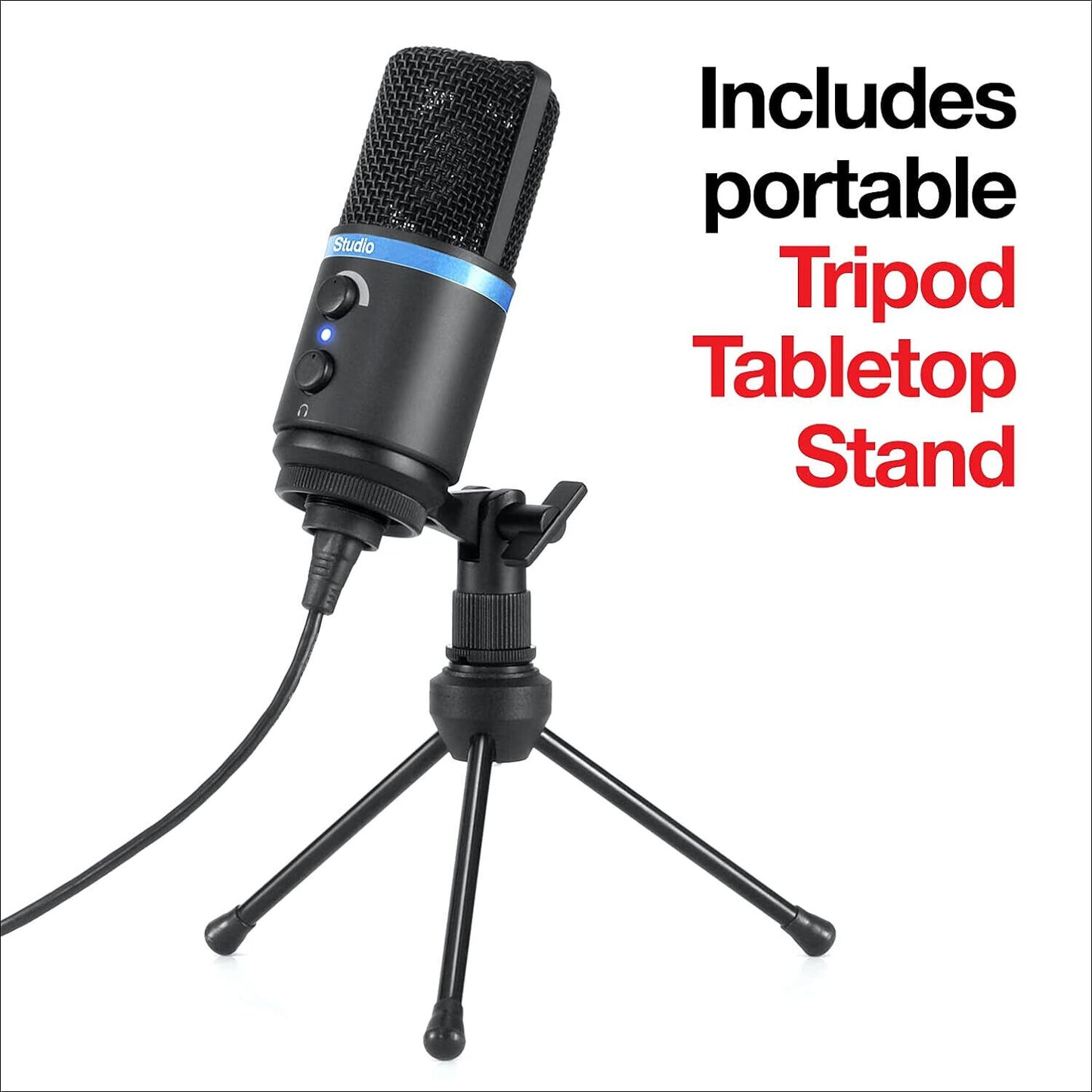 IK Multimedia iRig Mic Studio Mikrofon schwarz Microfon