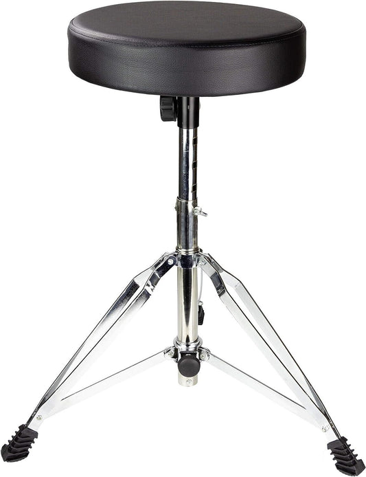 RockJam Verstellbarer Trommelhocker mit gepolstertem Sitz