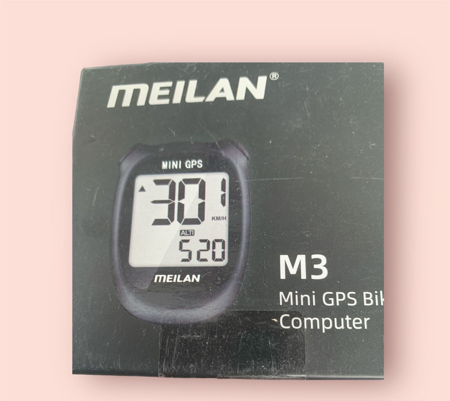 MEILAN M3 Mini GPS Fahrradcomputer, kabelloser Fahrradkilometerzähler und Tachom