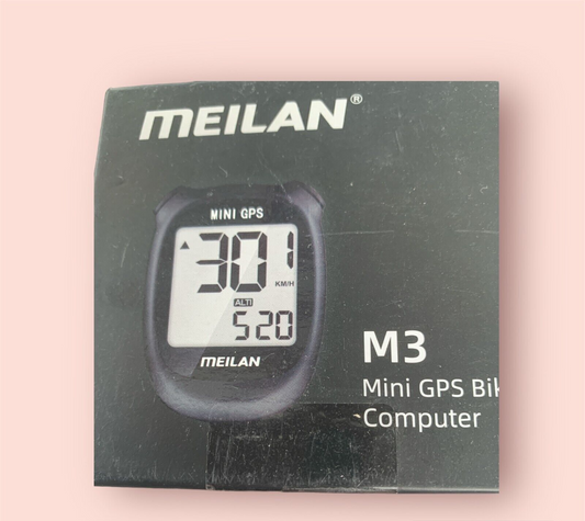 MEILAN M3 Mini GPS Fahrradcomputer, kabelloser Fahrradkilometerzähler und Tachom