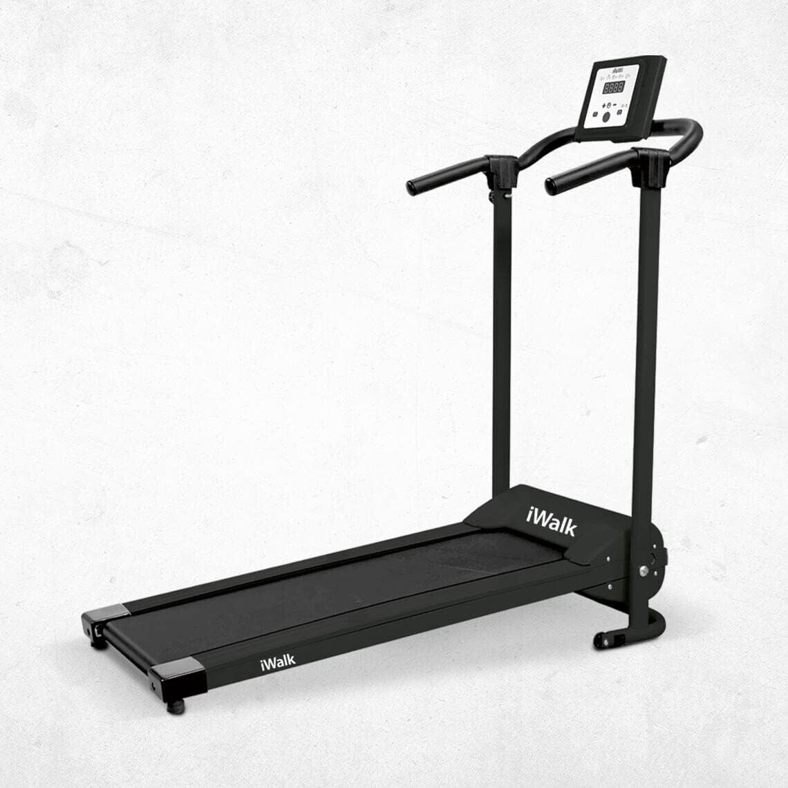 iWalk Laufband zusammenklappbar inkl. Bordcomputer Sport Fitness Gerät Schwarz